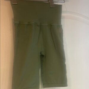 FP Movement Olive Green workout shorts